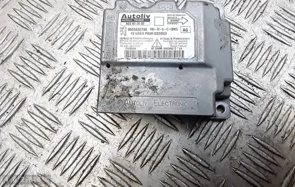 Peugeot 407 Airbag control unit/module 9655880780