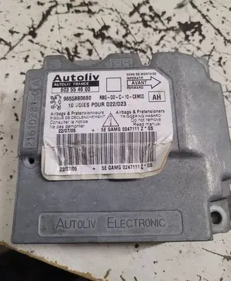 Peugeot 407 Airbag control unit/module 9655880880 603554600