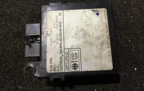 Opel Sintra Other control units/modules 10257902 97080