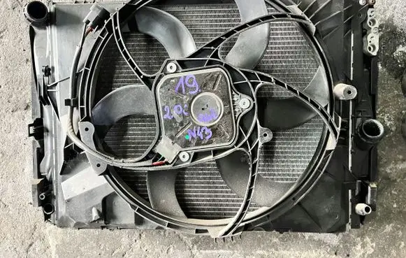 BMW X1 E84 Electric radiator cooling fan braknumeruczci