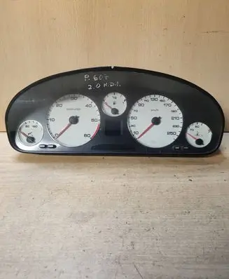 Peugeot 607 Speedometer (instrument cluster) 9639518780 0215600279