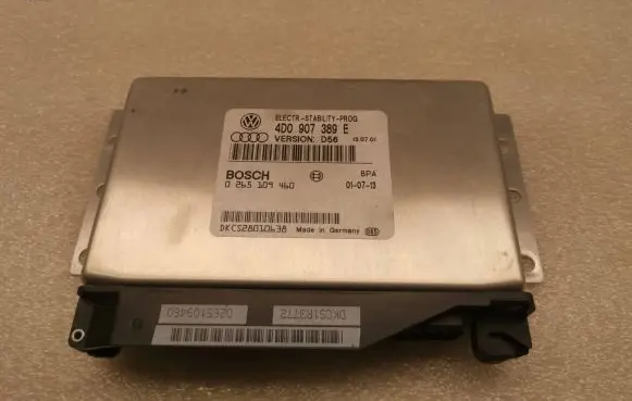 Audi A8 S8 D2 4D ESP (stability system) control unit 4D0907389E DKCS28010638 0265109460