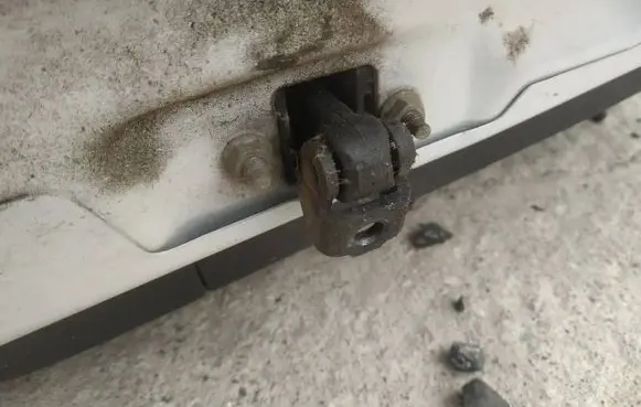 Rear door check strap stopper