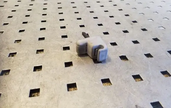 Sun visor clip/hook/bracket
