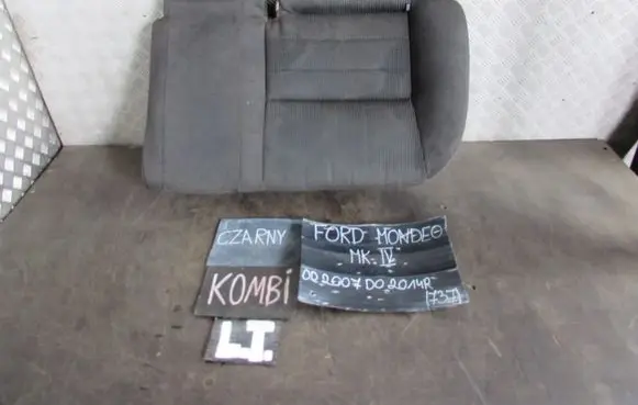 Ford Mondeo MK IV Rear seat 