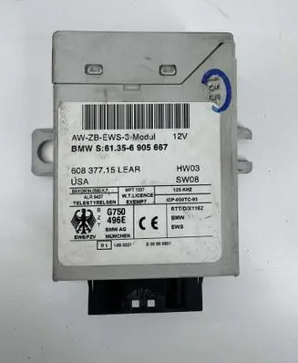 BMW 3 E46 Immobilizer control unit/module 61356905667 60837715
