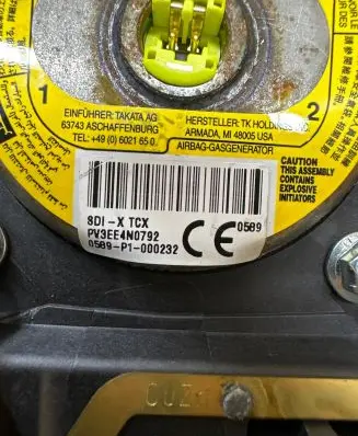 Nissan Note (E12) Steering wheel airbag Pv3EE4N0792 6021650