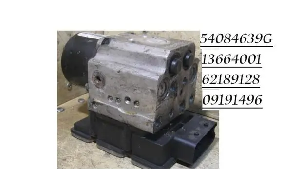 Opel Signum ABS Pump 54084639G BS22180134CCM