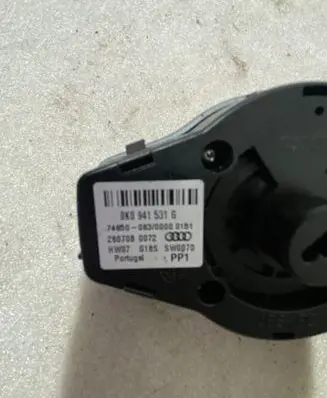 Audi A4 S4 B8 8K Light switch 8K0941531G 2607080072
