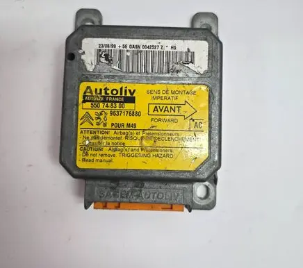 Citroen Berlingo Airbag control unit/module 9637176880 550748300
