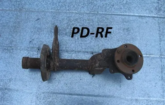 Volkswagen PASSAT B2 Front wheel hub spindle knuckle 855407254