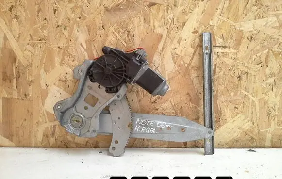 Front door window regulator with motor