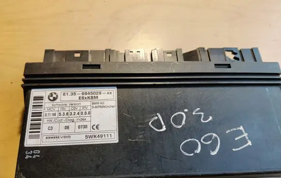 BMW 5 E60 E61 Comfort/convenience module 61356945029