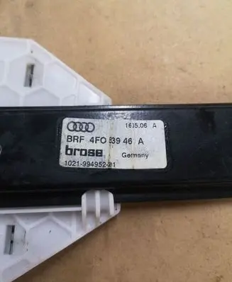 Audi A6 S6 C6 4F Rear window lifting mechanism without motor 4F0839461A