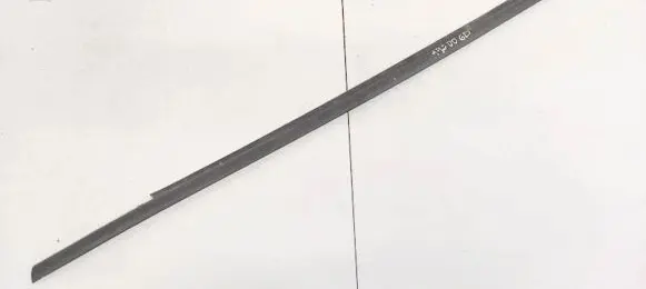 Opel Meriva A Rear door glass trim molding
