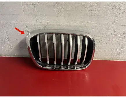 BMW X3 G01 Front bumper upper radiator grill 8091726