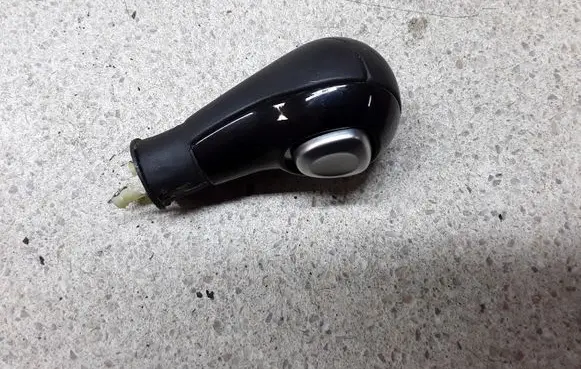 Gear lever shifter trim leather/knob