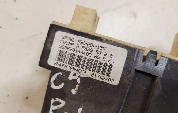 Citroen C5 Front door window regulator motor 9681596780 965496100