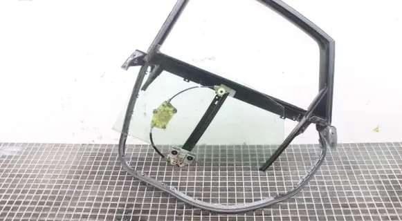 Audi A6 S6 C6 4F Rear door window regulator with motor 4F0839461B