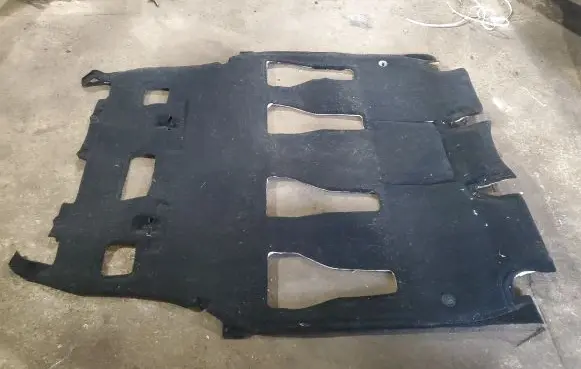 Chrysler Pacifica Rear floor carpet liner 5SN20DX9AG
