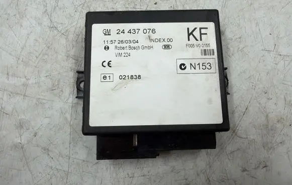 Opel Zafira A Comfort/convenience module 24437076