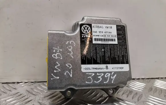 Volkswagen PASSAT B7 Airbag control unit/module 5N0959655AA