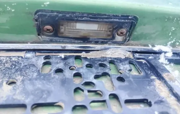 Number plate light