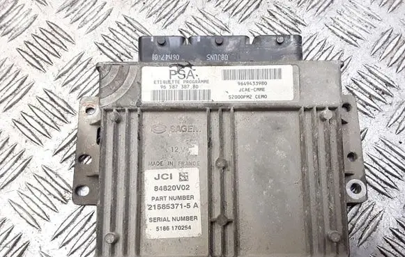Citroen Berlingo Engine control unit/module 9658738780