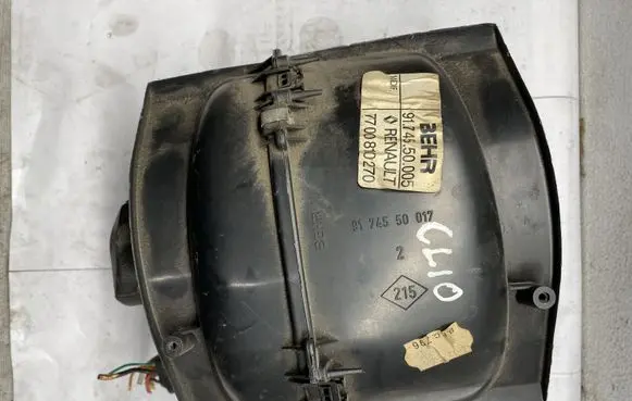 Interior heater climate box assembly