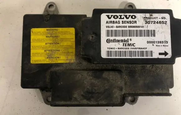 Volvo S40 Airbag control unit/module 30724652 00001393B3