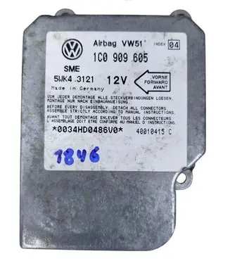 Volkswagen Sharan Airbag control unit/module 1C0909605