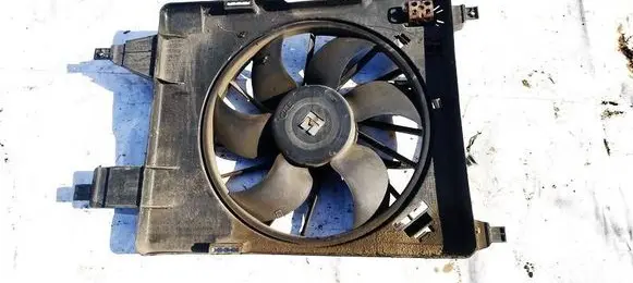 Renault Scenic II - Grand scenic II Radiator cooling fan shroud 
