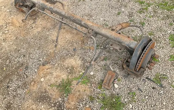 Rear axle beam