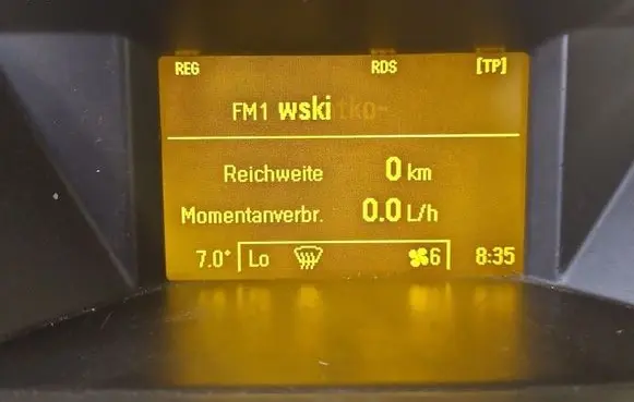 Opel Zafira B Screen/display/small screen 13178570 IMPRK1516731