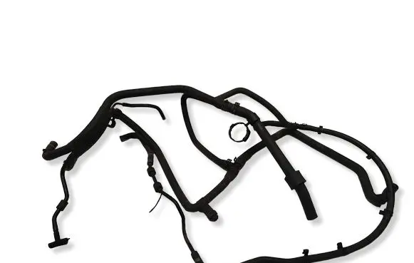 Volkswagen Touareg I Engine coolant pipe/hose 7L6122096L 7L6121096E