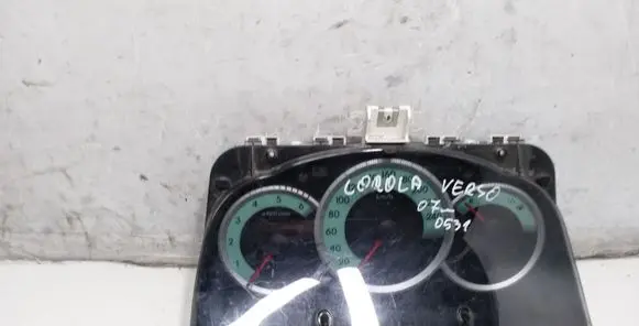 Toyota Corolla Verso AR10 Speedometer (instrument cluster) 8380001091 MB2574308260