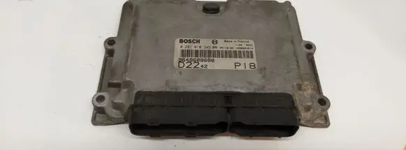 Citroen Jumper Engine control unit/module 0281010345 9648608680