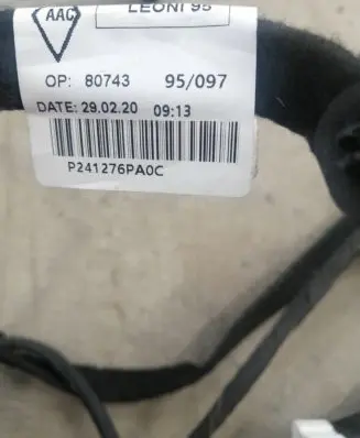 Nissan Juke II F16 Rear door wiring loom 241276PA0C C0047PA0C C0047FA0C