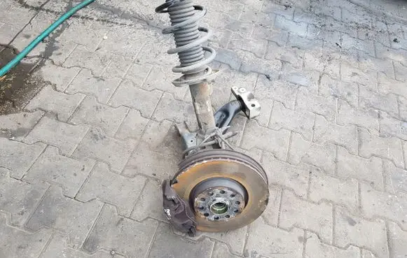 Volkswagen PASSAT CC Front wheel hub spindle knuckle 3C0413031AHLEWA