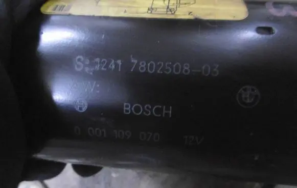 BMW 5 E60 E61 Starter motor 0001109070 7802508