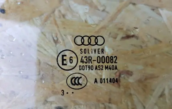 Audi A5 8T 8F Front door window glass four-door 43R00082 D0T90AS2M40A DOT90AS2M40A