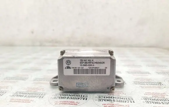 Volkswagen Touareg I ESP acceleration yaw rate sensor 7E0907652A