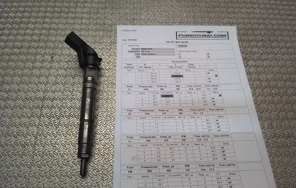 Mercedes-Benz Sprinter W906 Fuel injector 0986435356