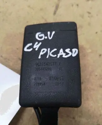 Citroen C4 Grand Picasso Middle seatbelt buckle (rear) 9681543677A 305443100