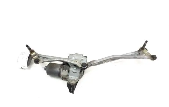 Front wiper linkage and motor