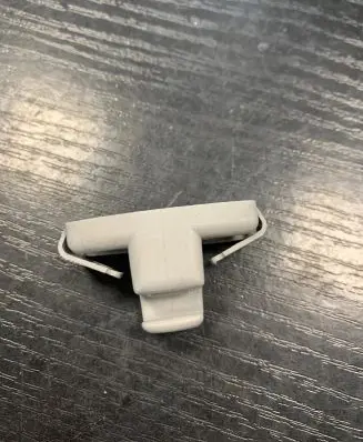 Sun visor clip/hook/bracket