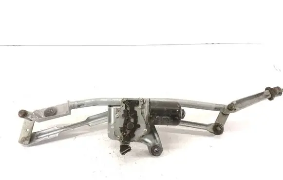 Front wiper linkage and motor