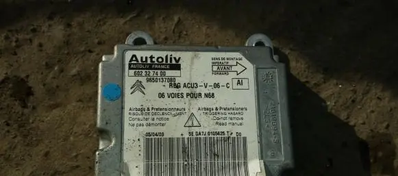 Citroen Xsara Picasso Airbag control unit/module 602327400 9650137080