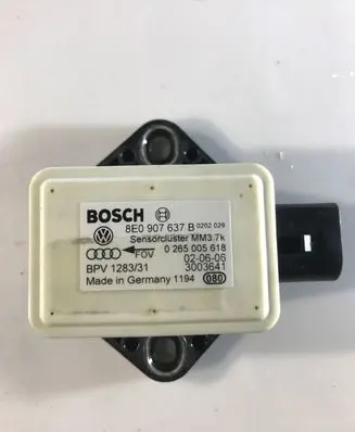 Audi A6 S6 C6 4F ESP acceleration yaw rate sensor 8E0907637B 0265005618