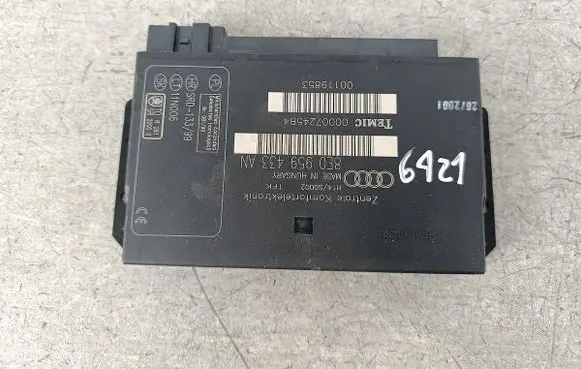 Audi A4 S4 B6 8E 8H Comfort/convenience module 8E0959433AN